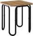 vidaXL Salontafel Artisanaal eiken 40 x 40 x 45 cm