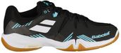Babolat Shadow Spirit - Badminton schoenen heren - Zwart Lichtblauw - 42