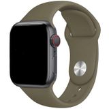 123watches.nl Apple Watch Bandje Savro - Siliconen - Khaki