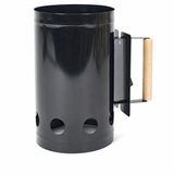 Stegger Bbq starter - Brikettenstarter - Houtskoolstarter - Metaal - Zwart - 1 stuk