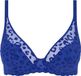 Chantelle Soutien-gorge plongeant avec armatures et bonnets moulés, 70D, imprimé panthère