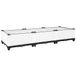 vidaXL Verhoogde Plantenbak - 120x40x23 cm - Polypropeen - Wit