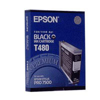 Epson inktpatroon Black T480011 single pack / zwart