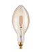 EGLO Filament LED lamp E27 dimbaar | extra-grote amber vintage kaars gloeilamp Big Size, retro lichtbron 4,5 Watt (40w equivalent), 470 Lumen, warm wit, 2200 Ø 14