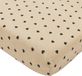 Meyco Baby Sweet Heart Drap de lit - Souple Sable/Noir - 60x120cm
