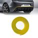 Quattroerre 31869 31869, geel profiel, stickers voor dambumper achter, Alfa Giulietta, met dubbelzijdig plakband 3M APT