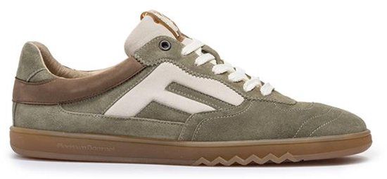 Floris van Bommel De Zaler 04.01 SFM-10233-52-01 suède sneaker groen heren maat 43