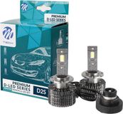 M-TECH POLAND SP. z o.o. D2S LED SET - Plug & Play - Canbus - 30000 Lumen 6000k Helder - +300% licht - LED CSP Chips - 2 stuks