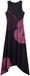 Desigual Damesjurk Virginia Zwart Mouwloos Kort Polyester Colorblock Ronde Hals S Lente/Zomer 2025