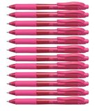 Pentel BL107-P EnerGel Gel rollerball met drukmechanisme 0,7 mm, 12 stuks
