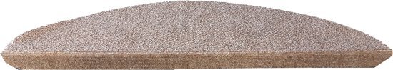 Vica International Trapmat Spurt Beige 15 Stuks 21x65 cm haak 4 cm