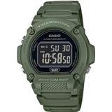 Casio W-219HC-3BVDF Illuminator Digitaal Sporthorloge - Legergroen