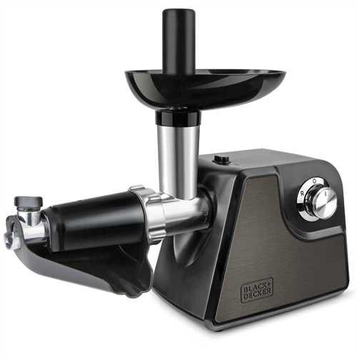 BLACK+DECKER BXMMA1000E - Vleesmolen - 1000 W - Zwart