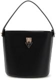 GUESS Patsie Top Handle Bucket Schoudertas Zwart