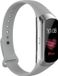 By Qubix - Smartwatch Bandje - Siliconen - Grijs - Geschikt voor Samsung Galaxy Fit