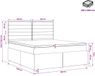 vidaXL Boxspringbed met matras en hoofdeinde Blauw 160 x 200 cm Stof