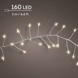 Lumineo Led-lichtsnoer met 160 micro-leds, 2 m, warm wit