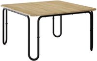 vidaXL Salontafel Sonoma Eiken 59 x 59 x 45 cm Bewerkt hout
