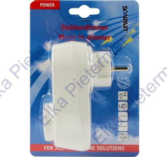 Scanpart Univ.stekkerdimmer LED 5-150W