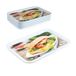 Forte Plastics 3x Dienbladen wit kunststof 37,5 x 26 cm