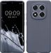 kwmobile telefoonhoesje geschikt voor Xiaomi Redmi Note 14 Pro 5G / Poco X7 - Hoesje voor smartphone - Precisie camera uitsnede - In blauwgrijs