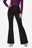 Wilbers Flared Broek Zwart Dames - Maat 44