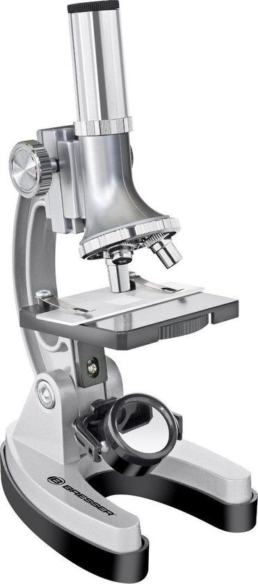 Bresser Junior Biotar 300x-1200x Microscope Set - Silver/Grey