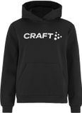 Craft Dames Hoodie Community 2.0 W 1916131 Zwart Katoen/Polyester