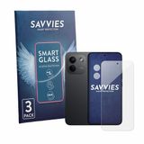 Savvies 3 Stuks Screenprotector - Geschikt voor Xiaomi Redmi Note 17 Pro Max 5G (Voor+Camera) - Beschermfolie Glas Transparant