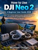 How DJI How to Use DJI Neo 2: A Beginner User Guide 2026: Learn Palm Launch, Gesture Control, Obstacle Avoidance and Cinematic 4K Footage Fast With Everyday Aerial Photography