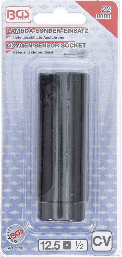 BGS 1138 | Lambdasonde-inzet | 12,5 mm (1/2 ") | SW 22 mm