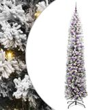 vidaXL Kunstkerstboom Groen 240 cm PVC en Staal en Kunststof