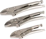 Silverline Zelfvergrendelende griptangen set - 3 delig