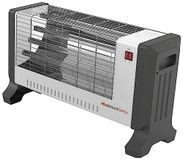 Melchioni Familie | Kwartskachel geschikt voor binnen, 2 instellingen en 2 vermogensniveaus, elektrisch kwartskookplaat, model Vesuvius