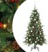 vidaXL Sapin de Noël artificiel pliable Vert 150 cm PE et PVC