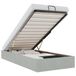 vidaXL Bedframe 90x200 cm Fluweel Lichtgrijs
