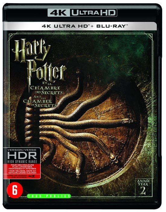 VSN / KOLMIO MEDIA Harry Potter en de Geheime Kamer 4 K Blu ray blu-ray (4K)