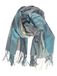 Kumixi Foulard 'Fransen' turquoise / couleurs mélangées