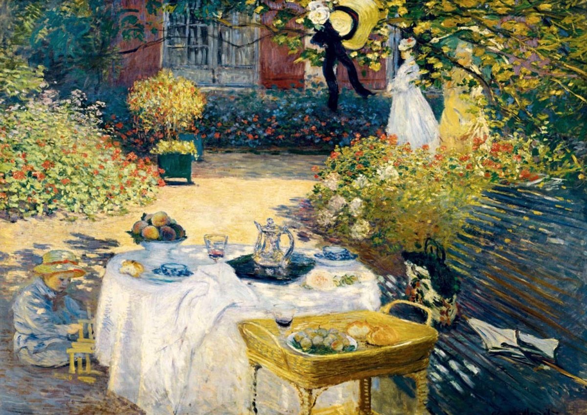 Bluebird Puzzle Claude Monet - The Lunch Puzzel (1000 stukjes)