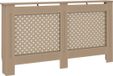 vidaXL Radiatorombouw 152x19x81 cm MDF Bruin