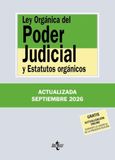 Ley Tecnos Ley Orgánica del Poder Judicial Paperback