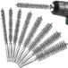 Unyqoos® Set de six brosses en acier inoxydable pour le perçage et le nettoyage de tuyaux