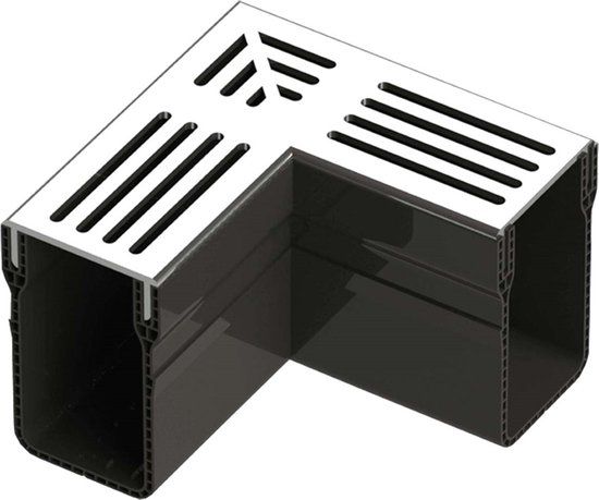 Gardenlux Garden Drain afvoerhoekstuk aluminium