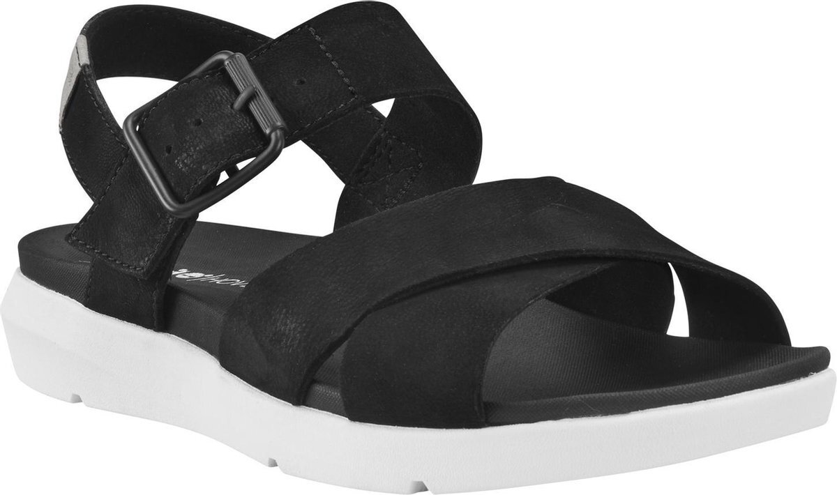 Timberland Wilesport Leather Dames Sandalen - Jet Black - Maat 40