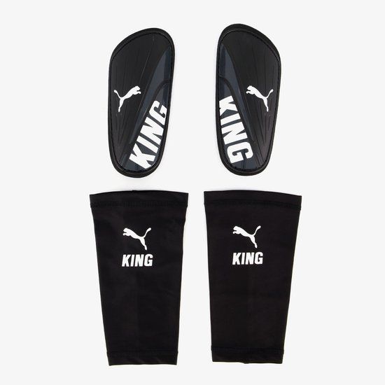 Puma King Sleeve scheenbeschermers zwart - Maat L