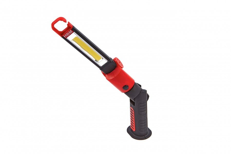 HBM Opvouwbare LED Zaklamp 200 Lumen - Rood