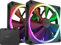 NZXT F140 RGB Duo - Twin Pack - Zwart - 140mm