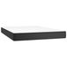 VidaXL 347802 Matras met binnenvering Tweepersoons Medium Zwart/Wit Katoen/Kunstleer/Polyester/Schuim 1400x2000x200 mm