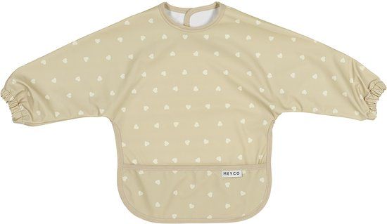 Meyco Baby Sweet Heart Mouwslab - Sand/Soft Sand