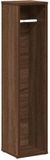 vidaXL Badkamerkast met rolhouder, bruin eiken, 20,5x20x90 cm